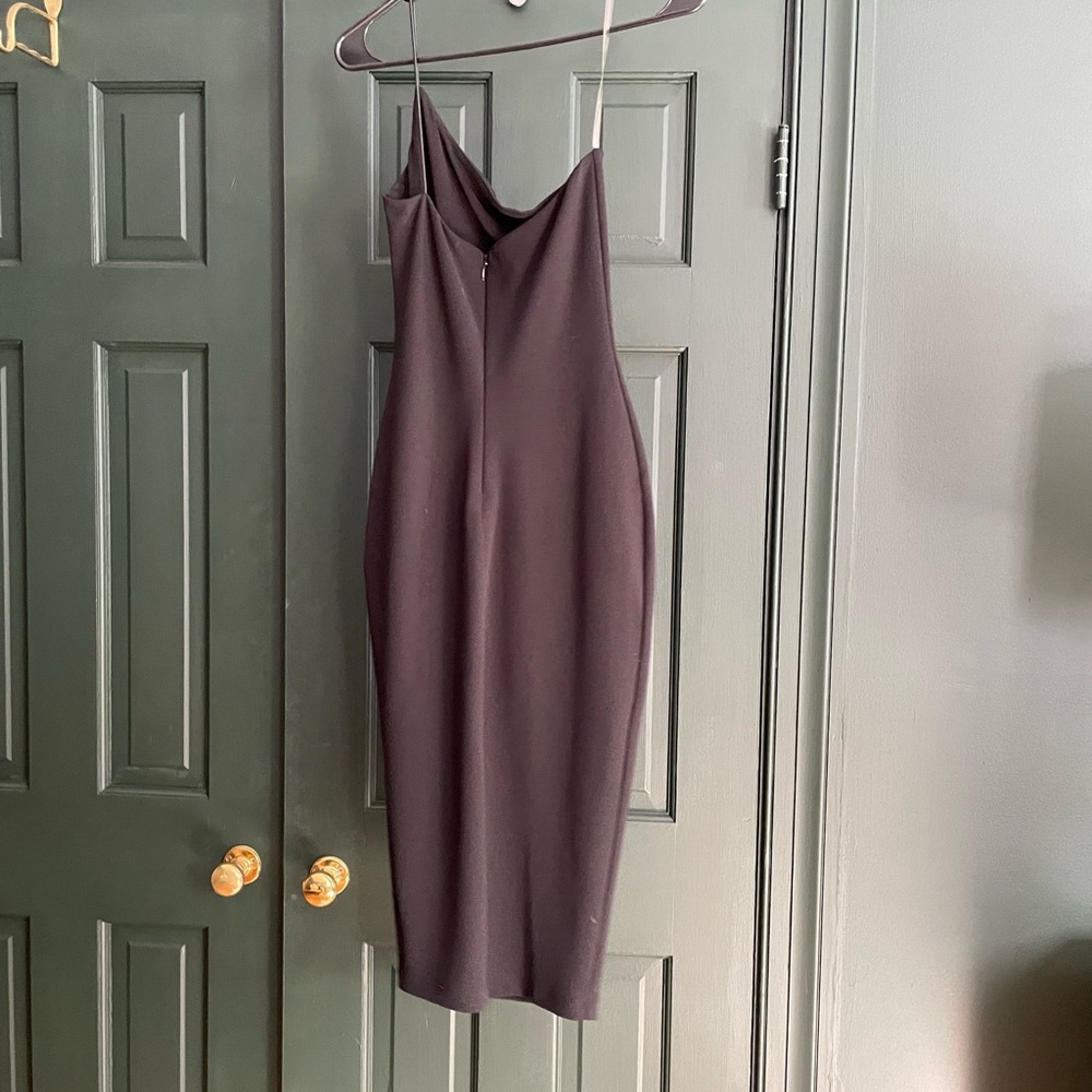 Nookie Black One Shoulder mid length dress
